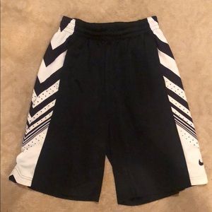 Black and White Nike Dri-Fit Shorts